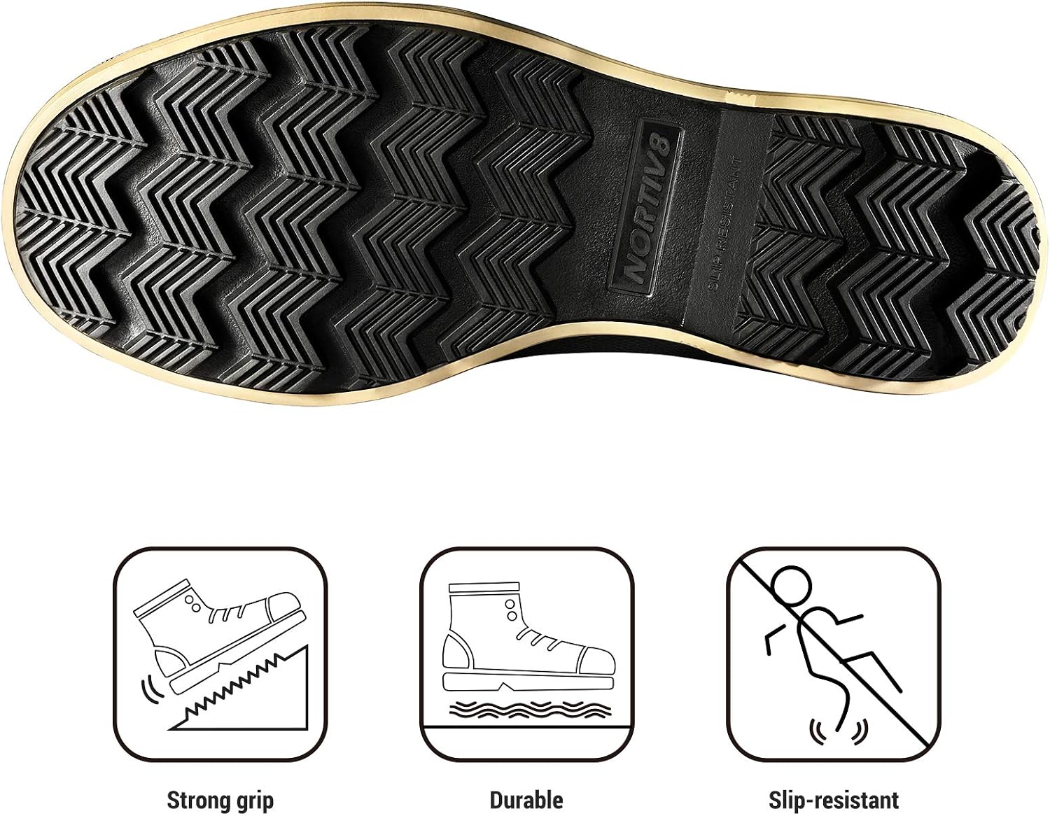 Thumbnail 5 de NORTIV 8 Men's Insulated Waterproof Snow Boots