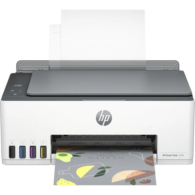 Detalle de HP Smart Tank 5105: Impresora multifunción color con WiFi para uso diario y ahorro