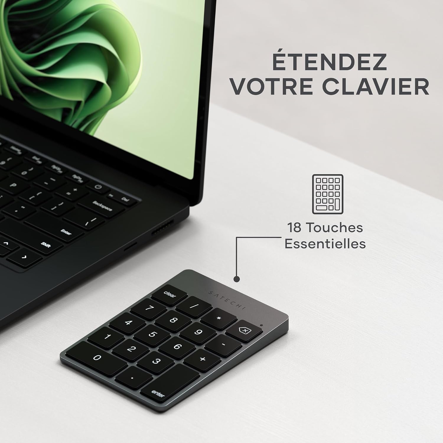 Detalle 2 de Satechi Pavé Numérique 18 touches ⌨