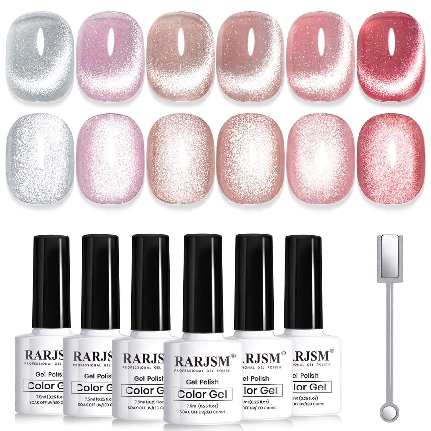 Detalle de RARJSM Cat Eye Gel Polish Set ⚡