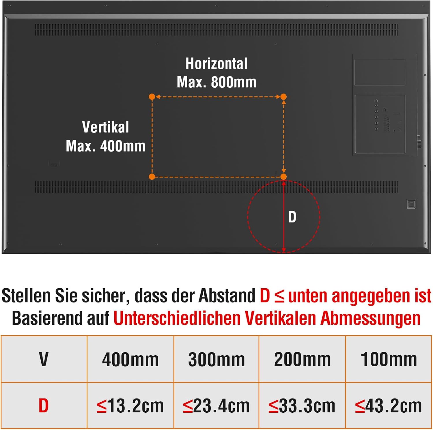 Thumbnail 6 de Universal TV-Ständer ELIVED EV2005 für 27–55 Zoll