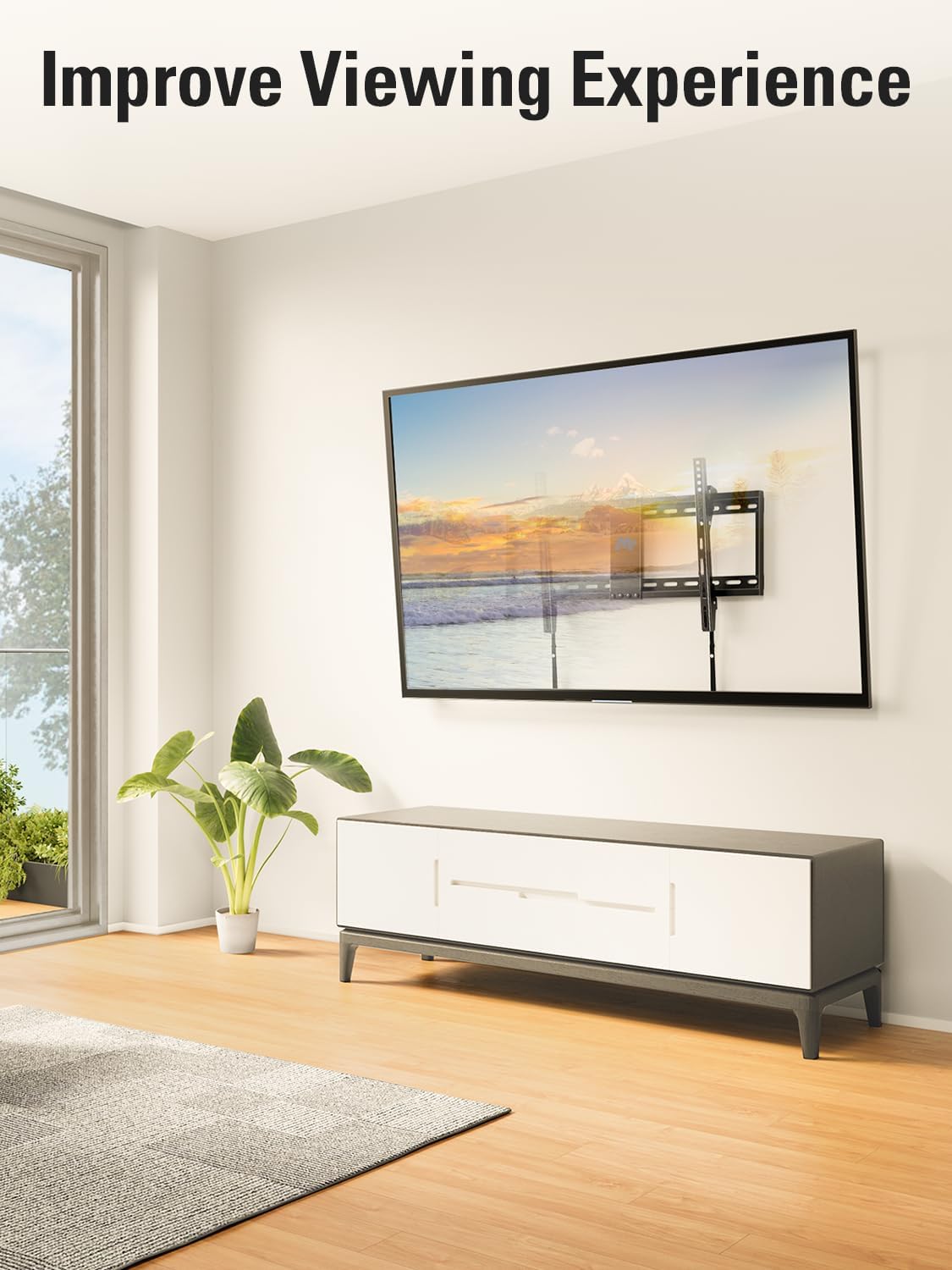 Detalle 2 de Mounting Dream MD2268-LK Tilting TV Wall Mount, Low Profile, 8° Tilt