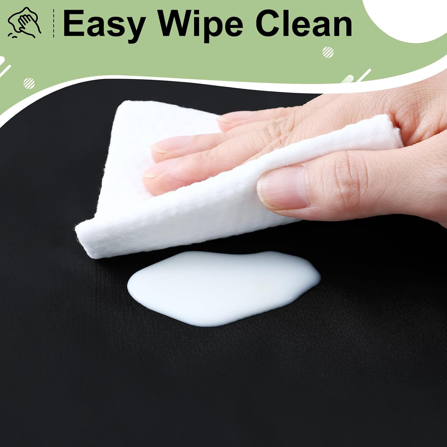 Thumbnail 3 de Misaya Black Disposable Tablecloths, 54" x 108