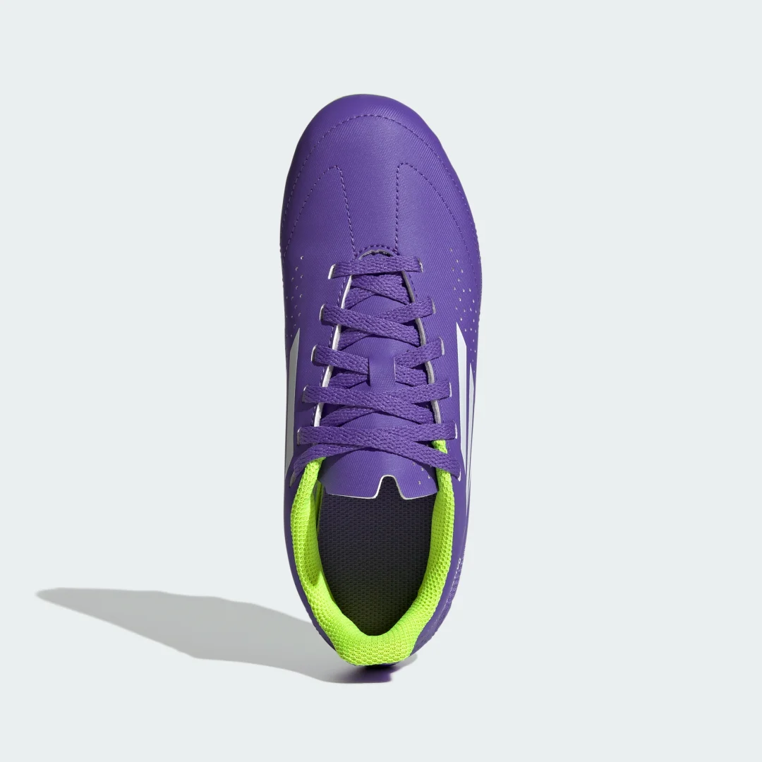 Detalle de Bota de fútbol Deportivo III versátil (Adolescentes) de Adidas — color Violeta