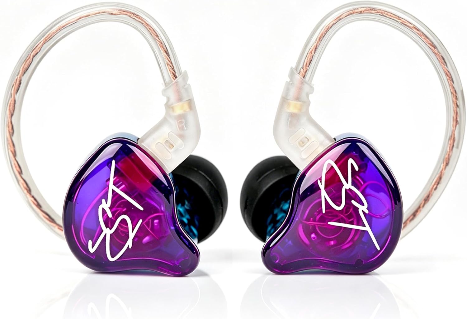 Detalle de Yinyoo KZ ZST Armatura Balance ibrida: auricolari in-ear 1BA + 1DD, suono HiFi e comfort leggeri