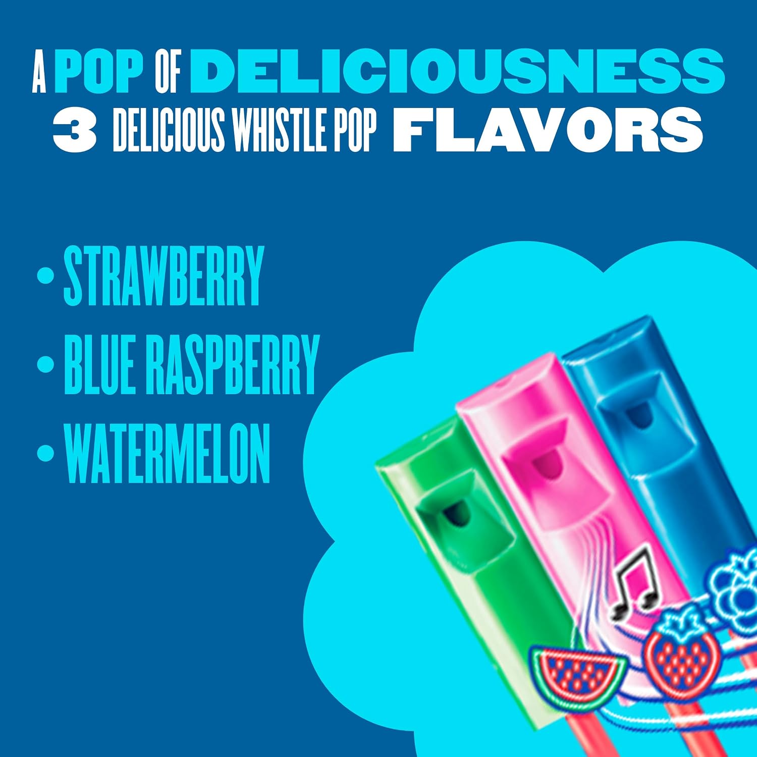 Thumbnail 6 de Chupa Chups Melody Pops Whistle Lollipops, 30 Count, Assorted Flavors
