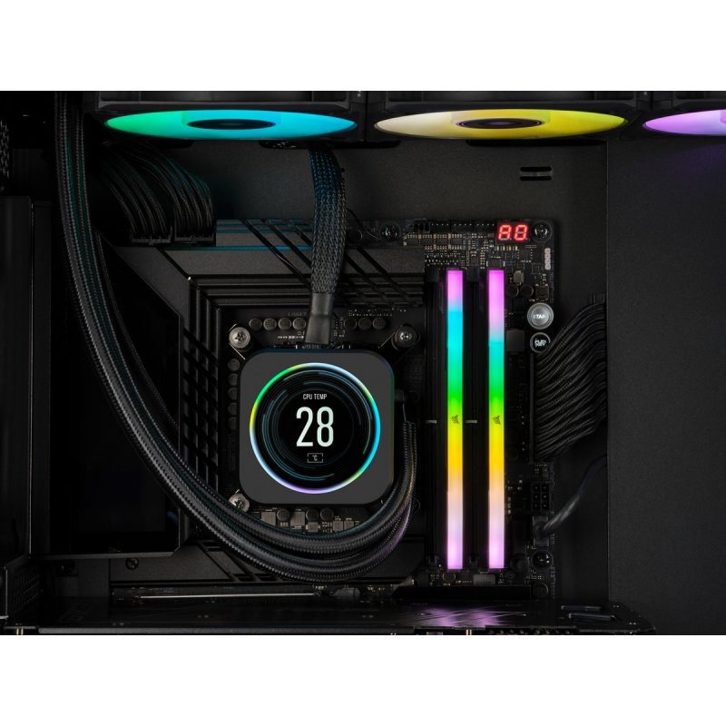 Thumbnail 1 de Corsair Vengeance RGB DDR5 6000MHz 32GB (2x16GB) CL36 con iluminación RGB direccionable