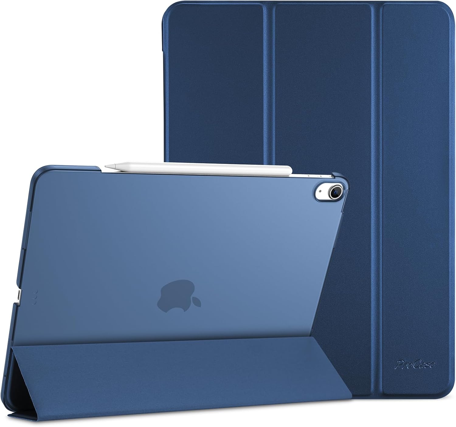 Detalle de ProCase for iPad Air 13 Inch Case M4/M3/M2 (2026/2025/2024) with Translucent Back – DarkBlue