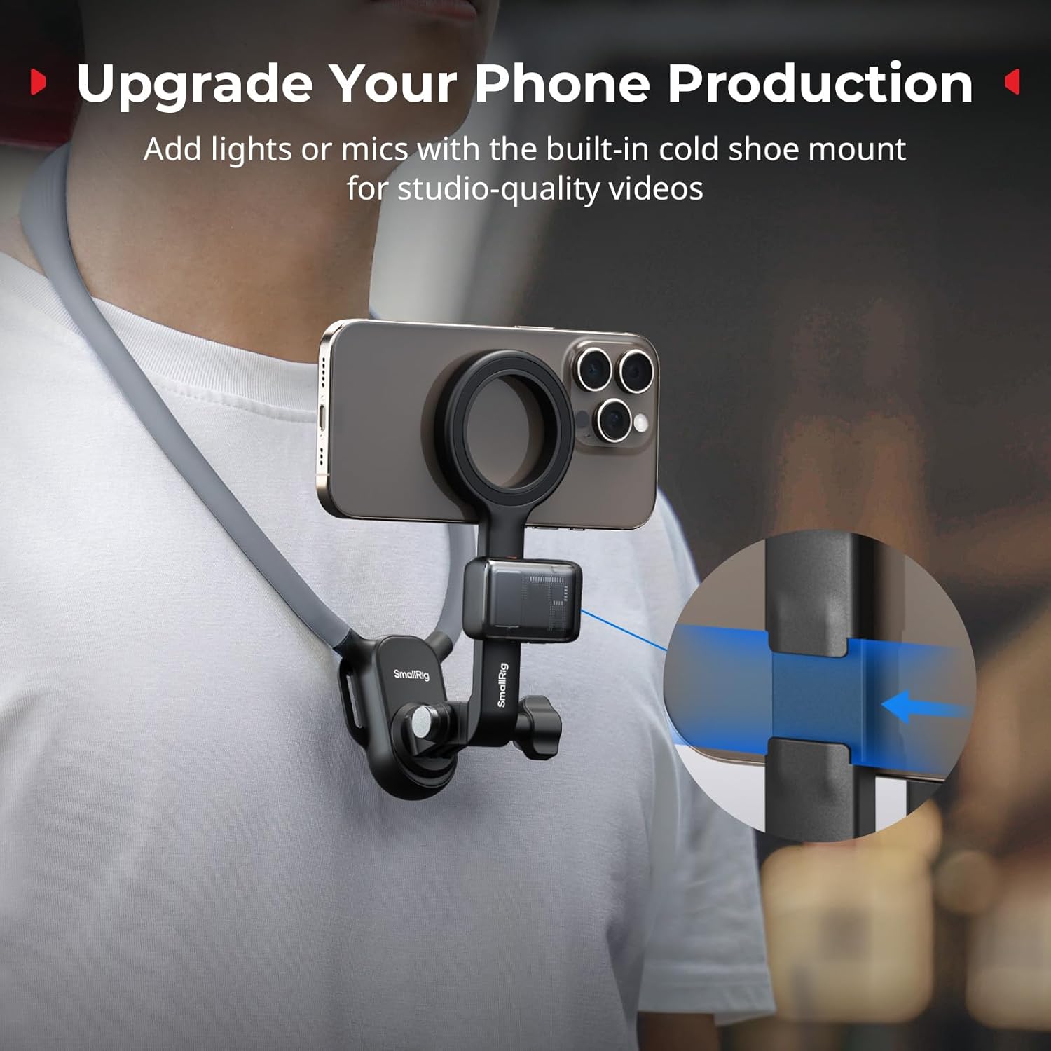 Thumbnail 6 de SMALLRIG Magnetic Neck Mount 300g