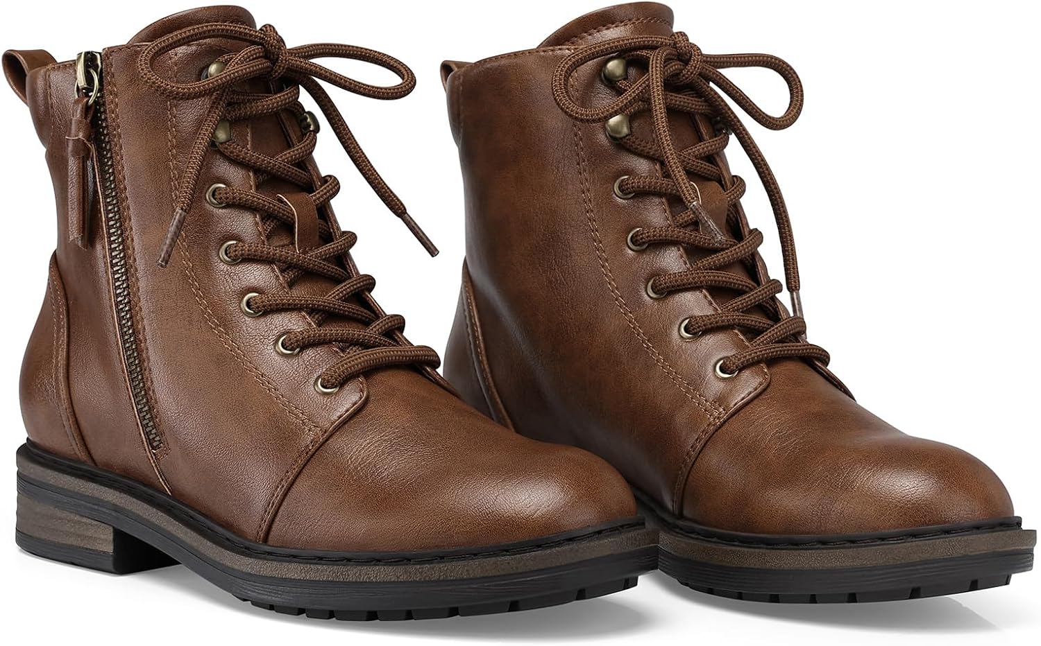 Detalle de SHIBEVER Women's Ankle Boots with 1.26-Inch Heel