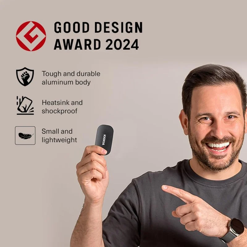 Thumbnail 3 de Kioxia Exceria Plus G2 SSD portátil 1 TB 1050 MB/s 📷