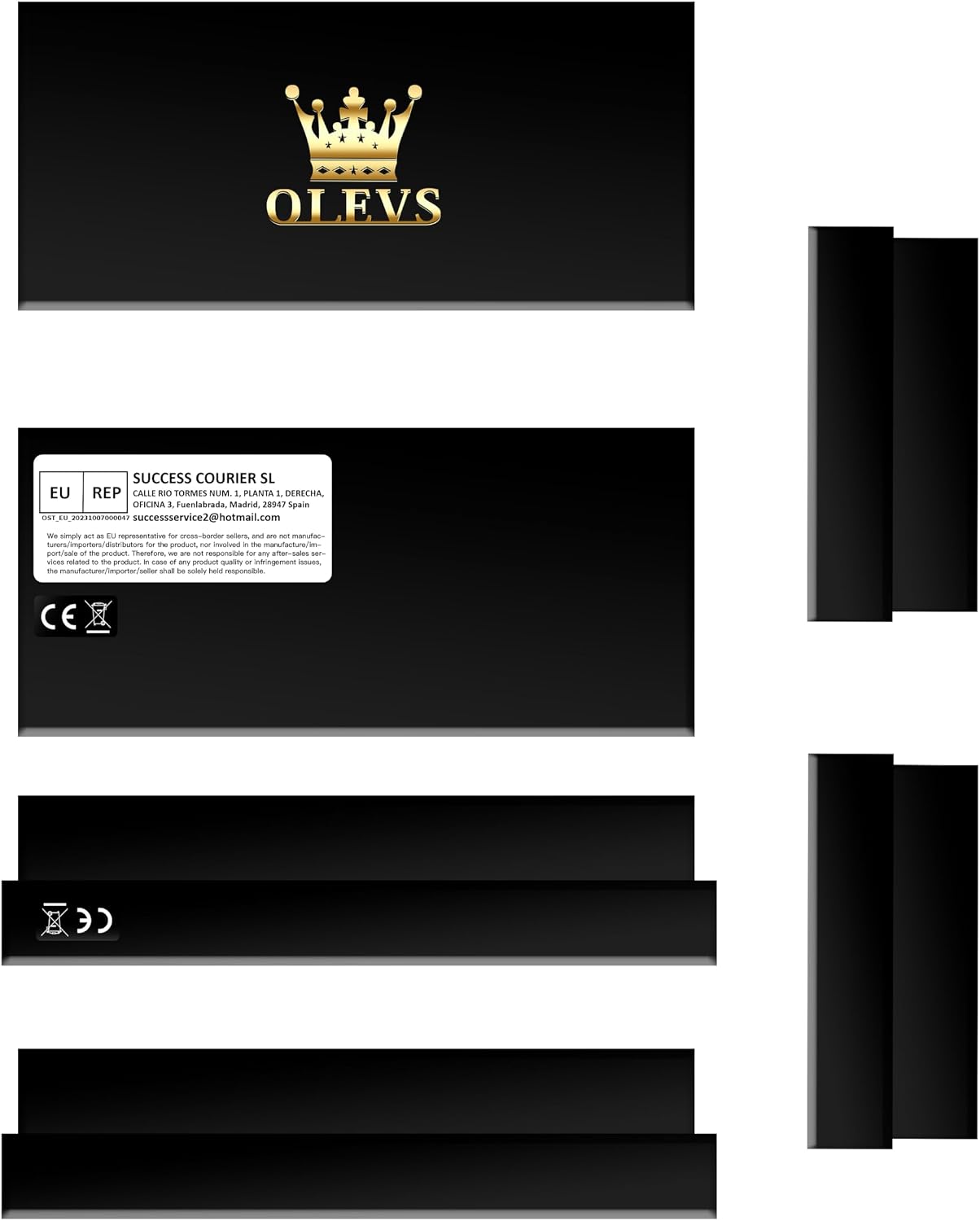 Thumbnail 6 de OLEVS Herrenuhr Business Quarz – Edelstahl, Leuchtend, Datum