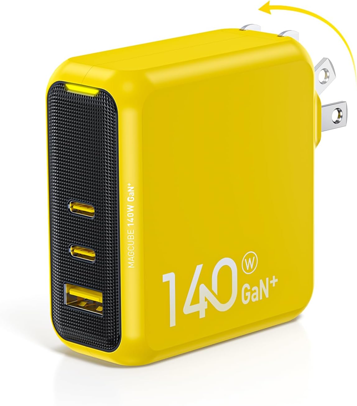 Detalle de AOHI Magcube 140W 3‑Port USB‑C Charger