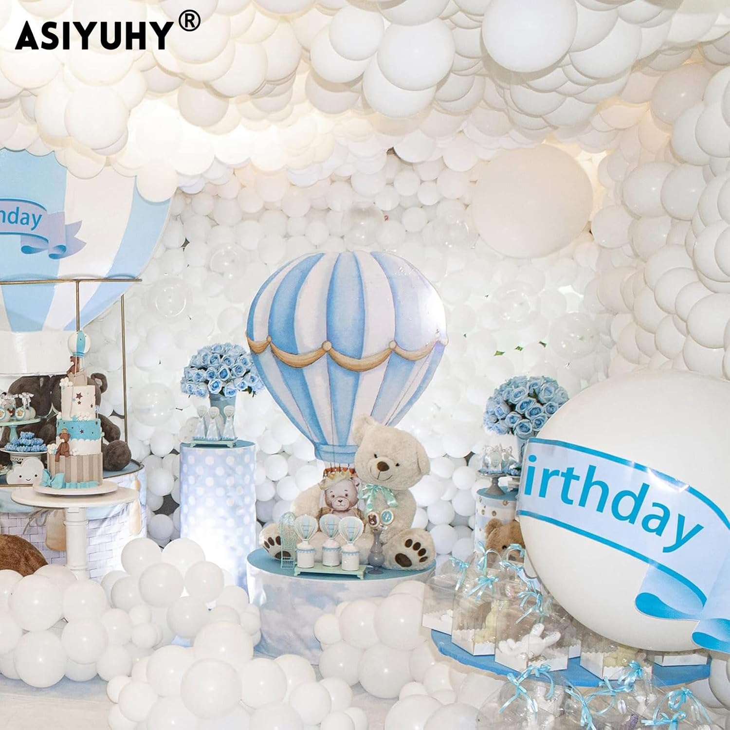 Thumbnail 5 de White Balloons 12 Inch 100 Pack party balloons 🎈