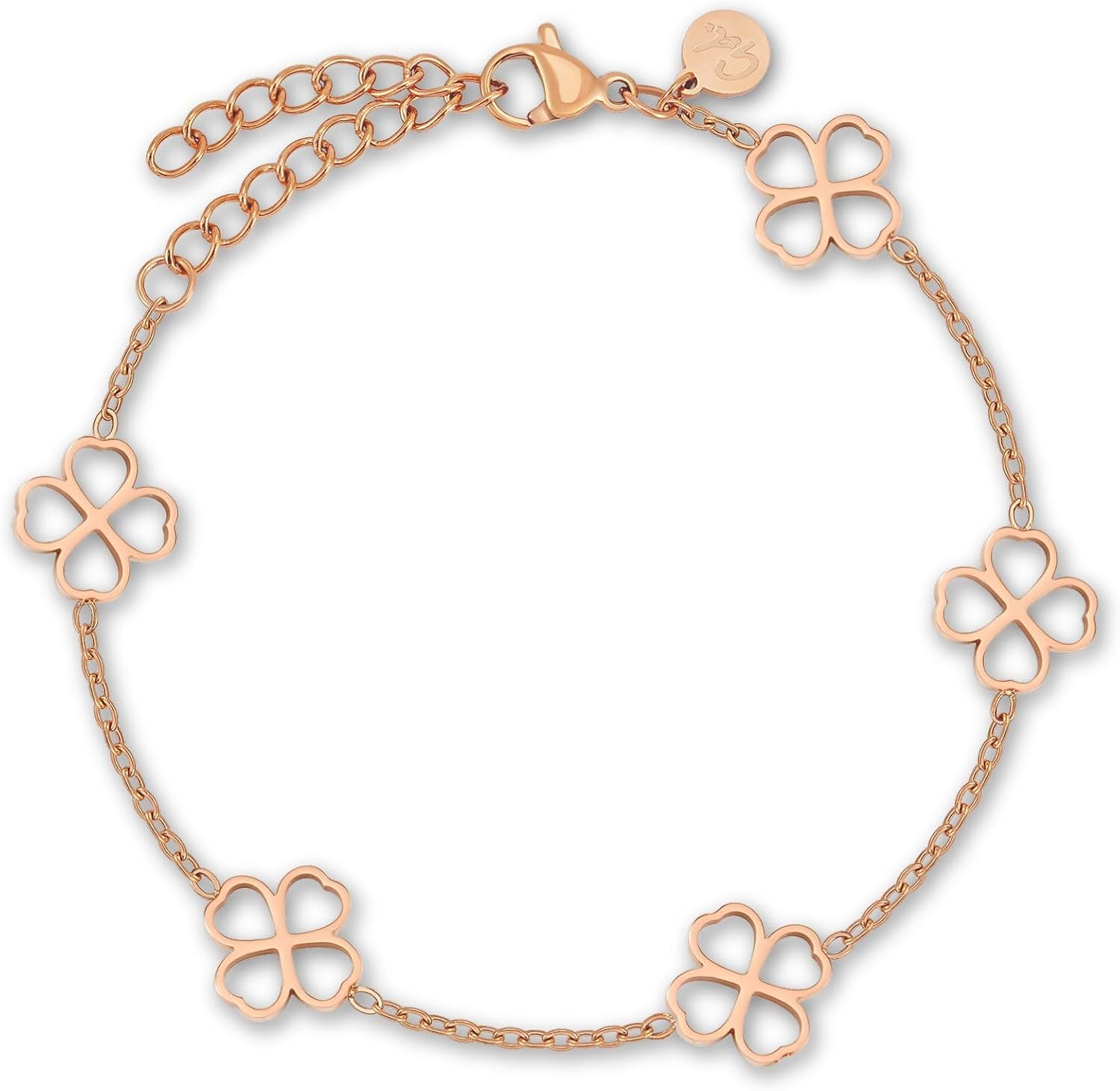 Thumbnail 6 de GD GOOD.designs Bracciale a trifoglio da donna in acciaio 316L regolabile, impermeabile e ipoallergenico