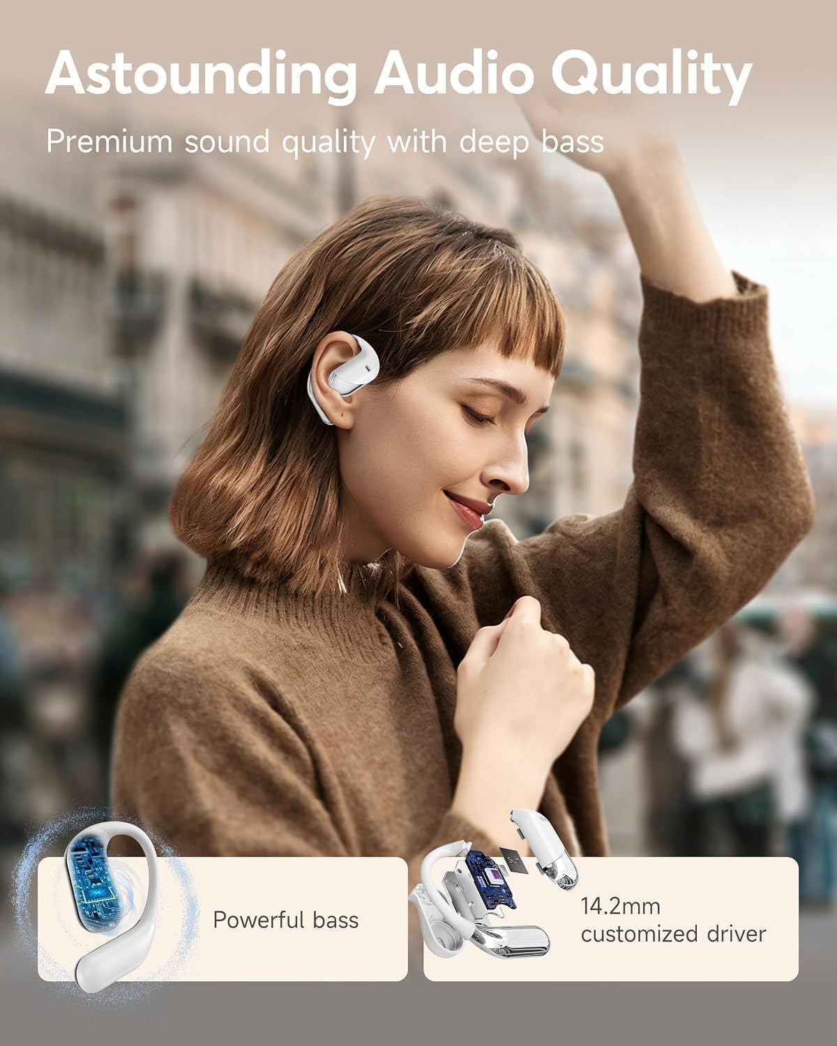 Detalle 2 de Open-Ear Headphones Bluetooth 6.1
