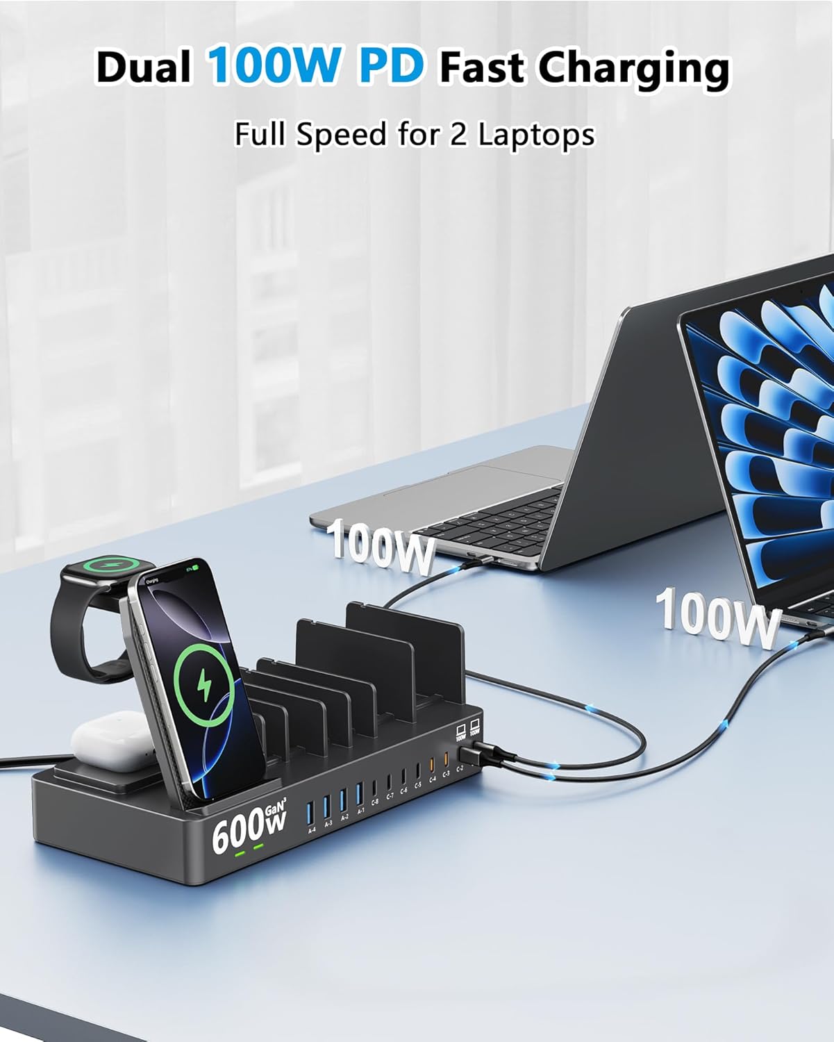 Thumbnail 3 de 600W 15-in-1 Charging Station by Zobirez