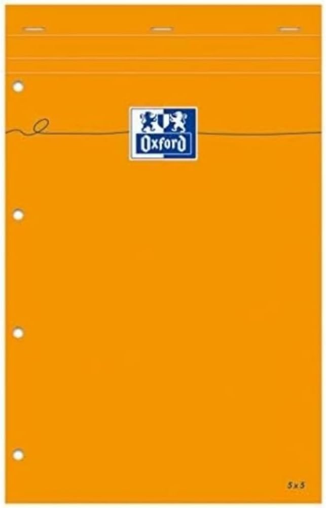 Thumbnail 6 de OXFORD Lot de 5 Bloc-notes Orange A4+ Uni 80 Feuilles — papier Optik Paper et couverture imperméable