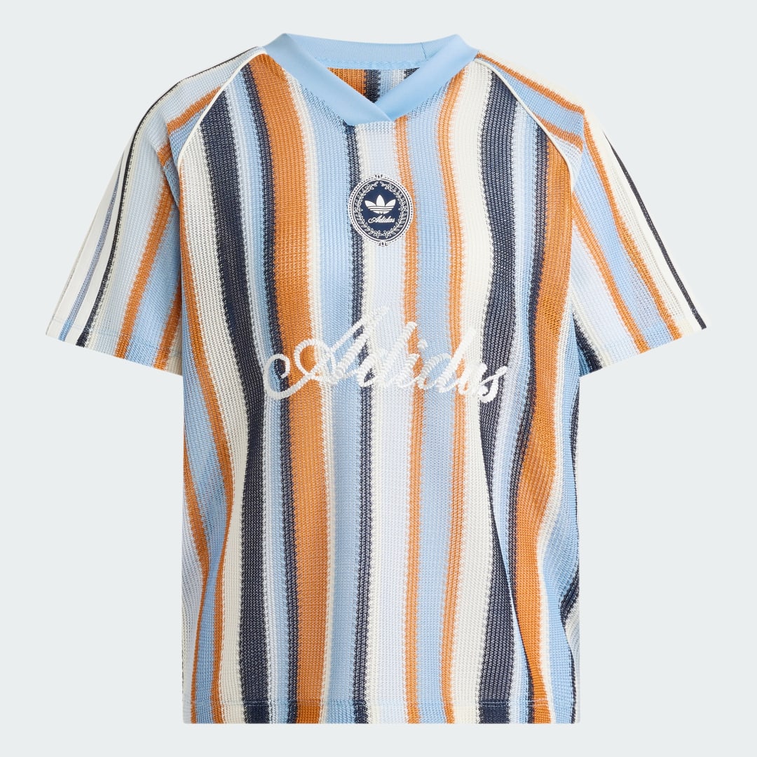 Thumbnail 3 de Camiseta de gran tamaño de punto Summer Glow de adidas Originals – azul