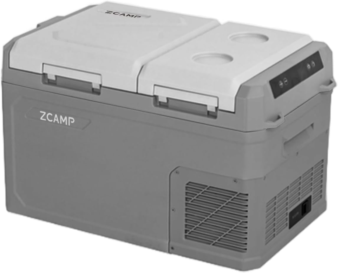 Detalle de zcamp GES35 Portable Freezer, 25QT Dual-Zone 12V Car Refrigerator