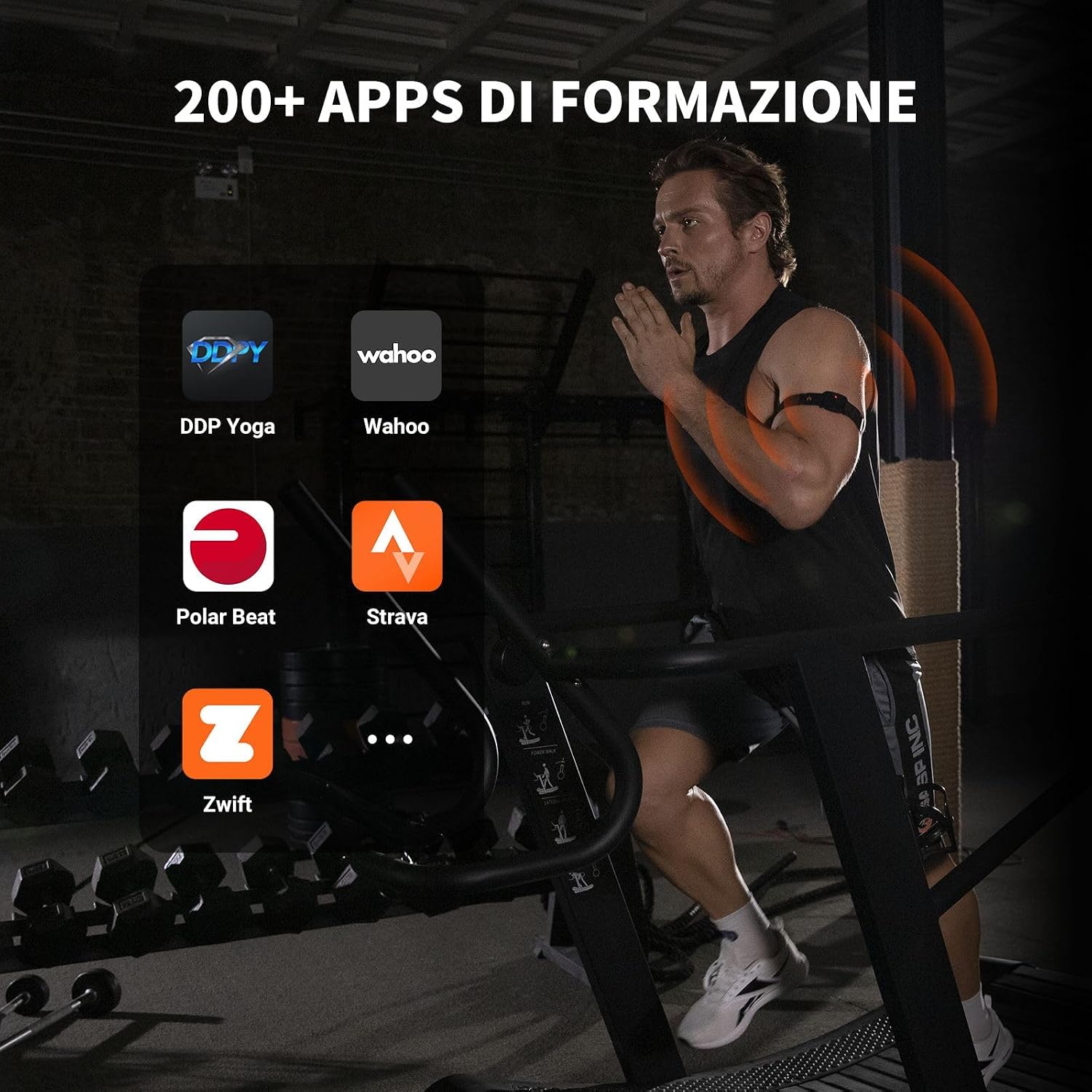 Detalle 2 de COOSPO HW9 Fascia Cardio da Braccio ±1BPM