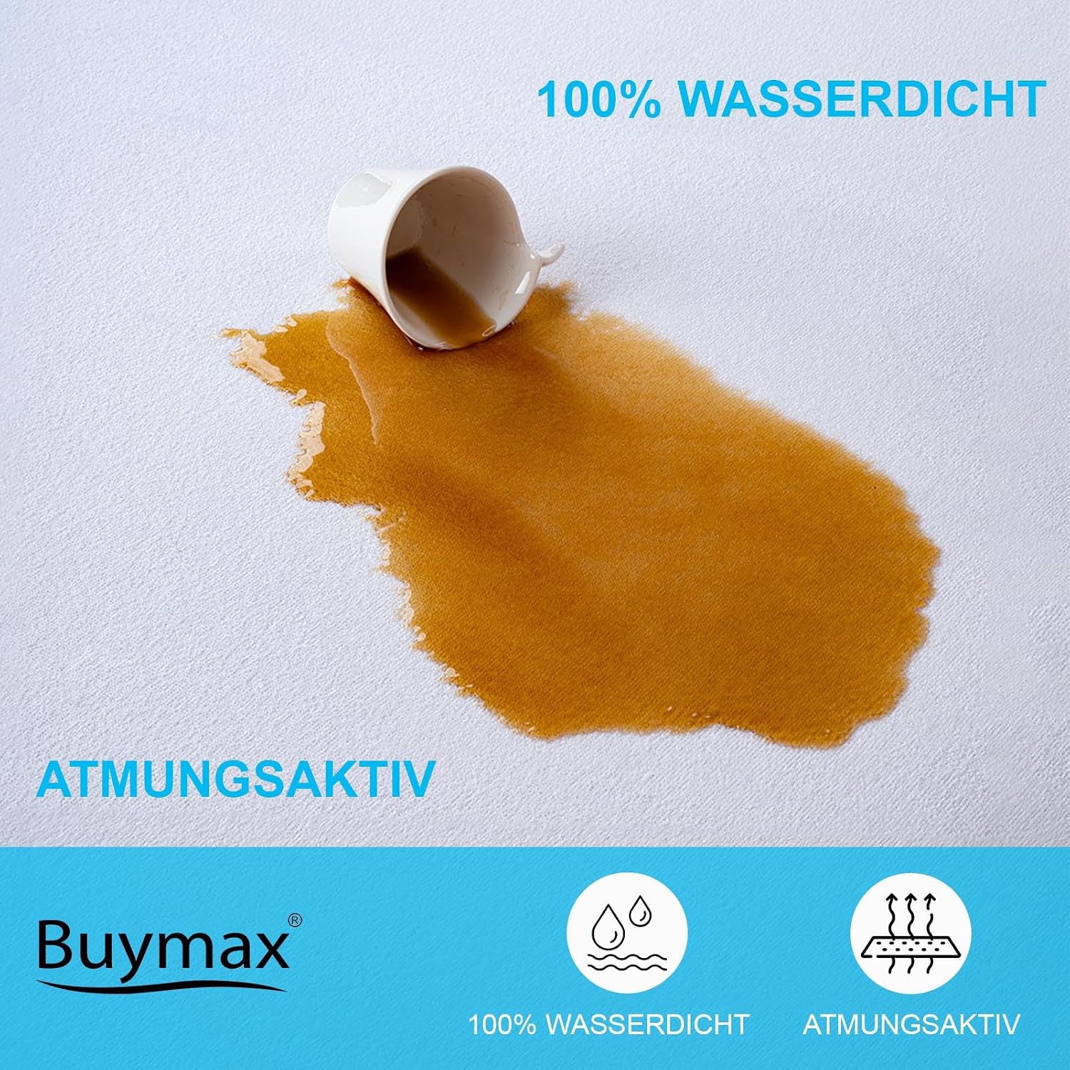 Thumbnail 2 de Buymax Matratzenschoner 100 x 200 cm wasserdicht