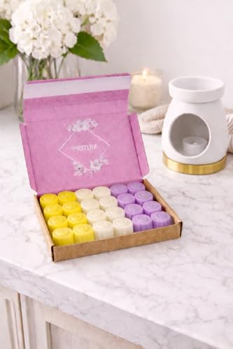 Detalle de PRITUM. J'adore, Alien & Black Opium Inspired Gift Set: Three Vegan Wax Melts for a Strong Scent