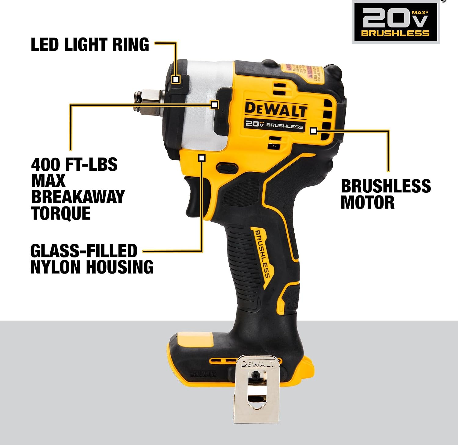Detalle 2 de DEWALT DCK921P1 20V MAX 9-Tool Combo Kit with Brushless Tools and 5Ah Battery