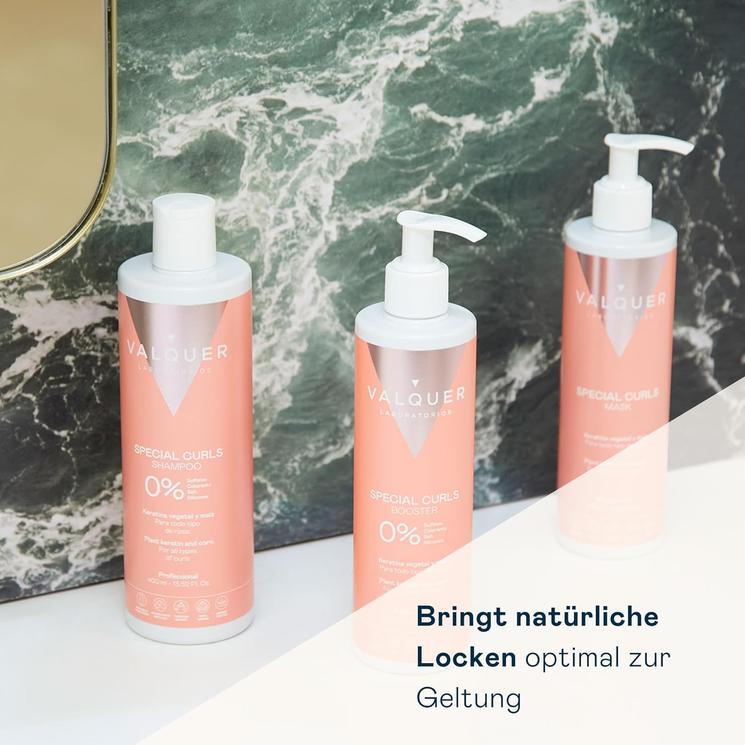 Detalle 2 de VALQUER Locken Gel Aktivator 300 ml