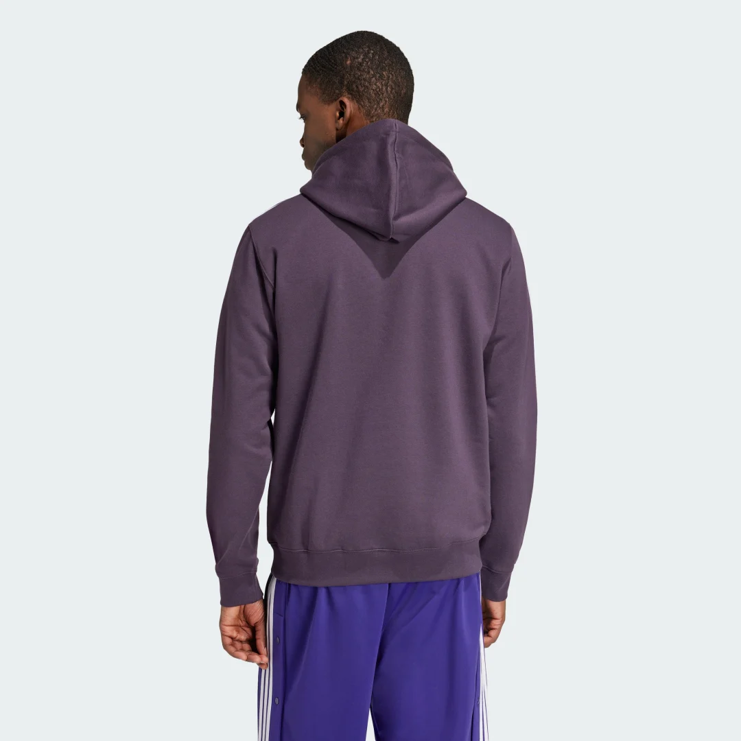 Detalle 2 de Sudadera Adicolor Classics 3 bandas de Adidas (violeta)