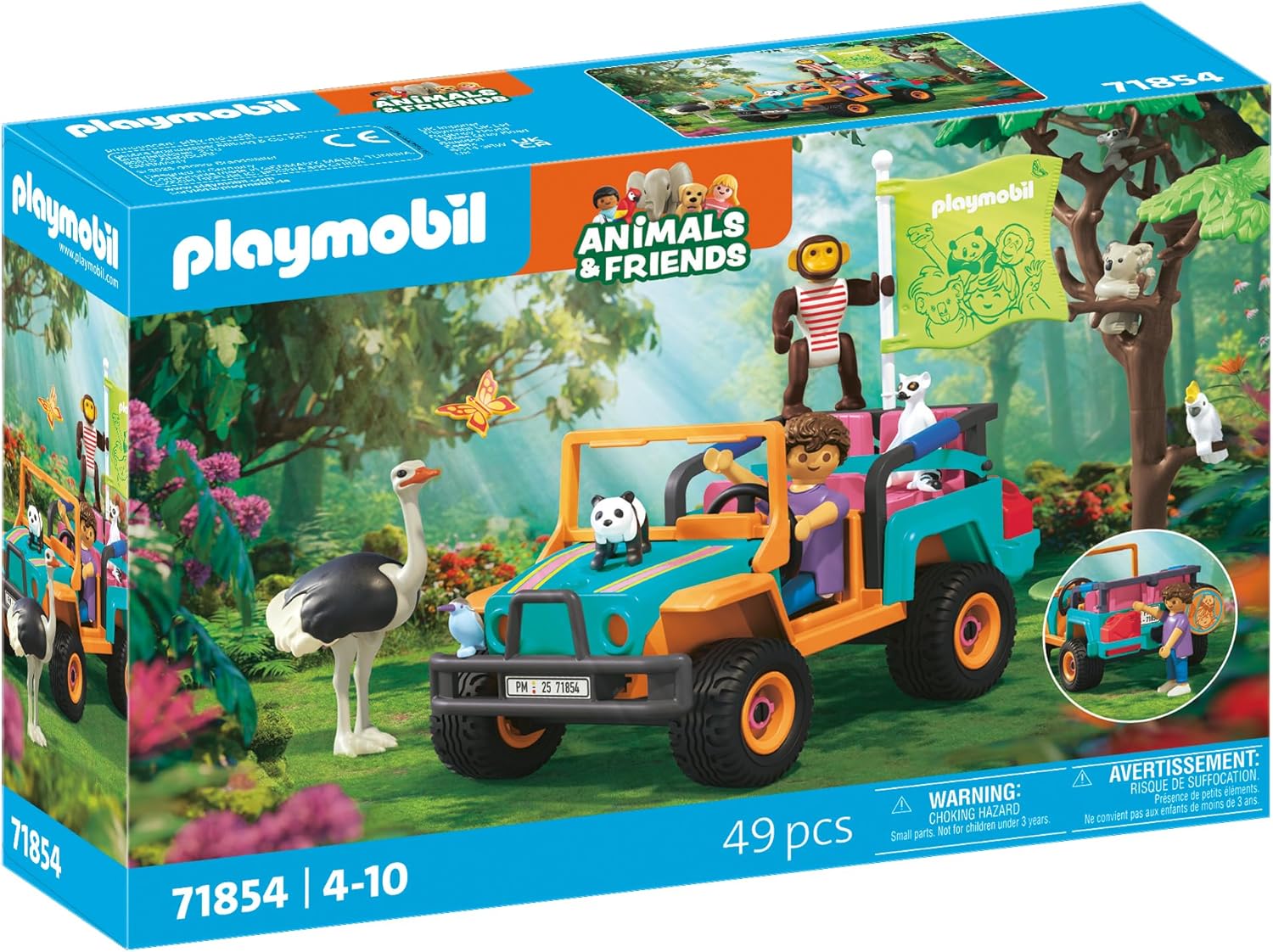 Thumbnail 6 de PLAYMOBIL Animals & Friends Ballonreise 71853 – Ballon als Spielset & Deko zum Aufhängen, ab 4 Jahren