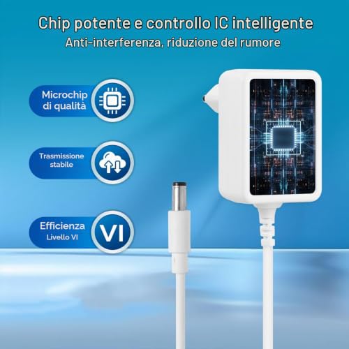 Detalle de Ubrvhrt alimentatore per pedali chitarra 9V DC