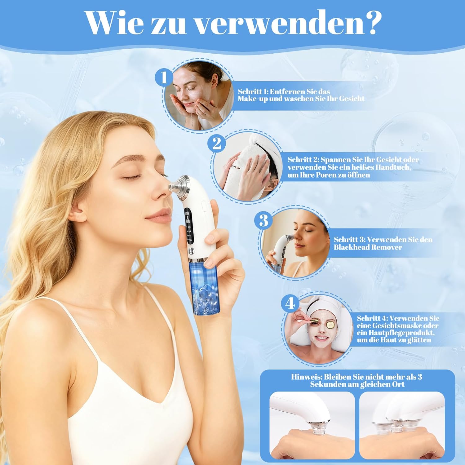 Detalle 2 de Mitesserentferner Porenreiniger 75 kPa