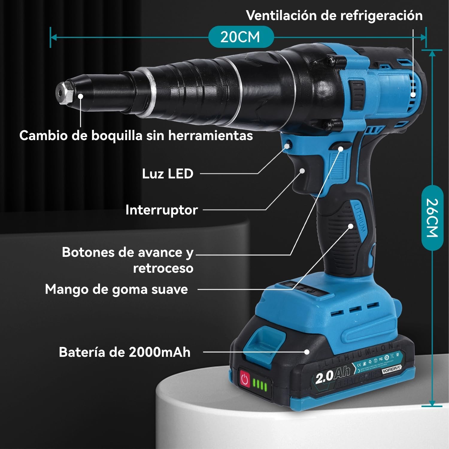 Thumbnail 6 de Yofidra Pistola Remachadora 20 000 N