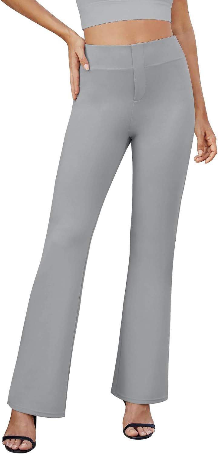 Detalle de DLOODA Women's Bootcut Dress Pants with Stretch Fabric