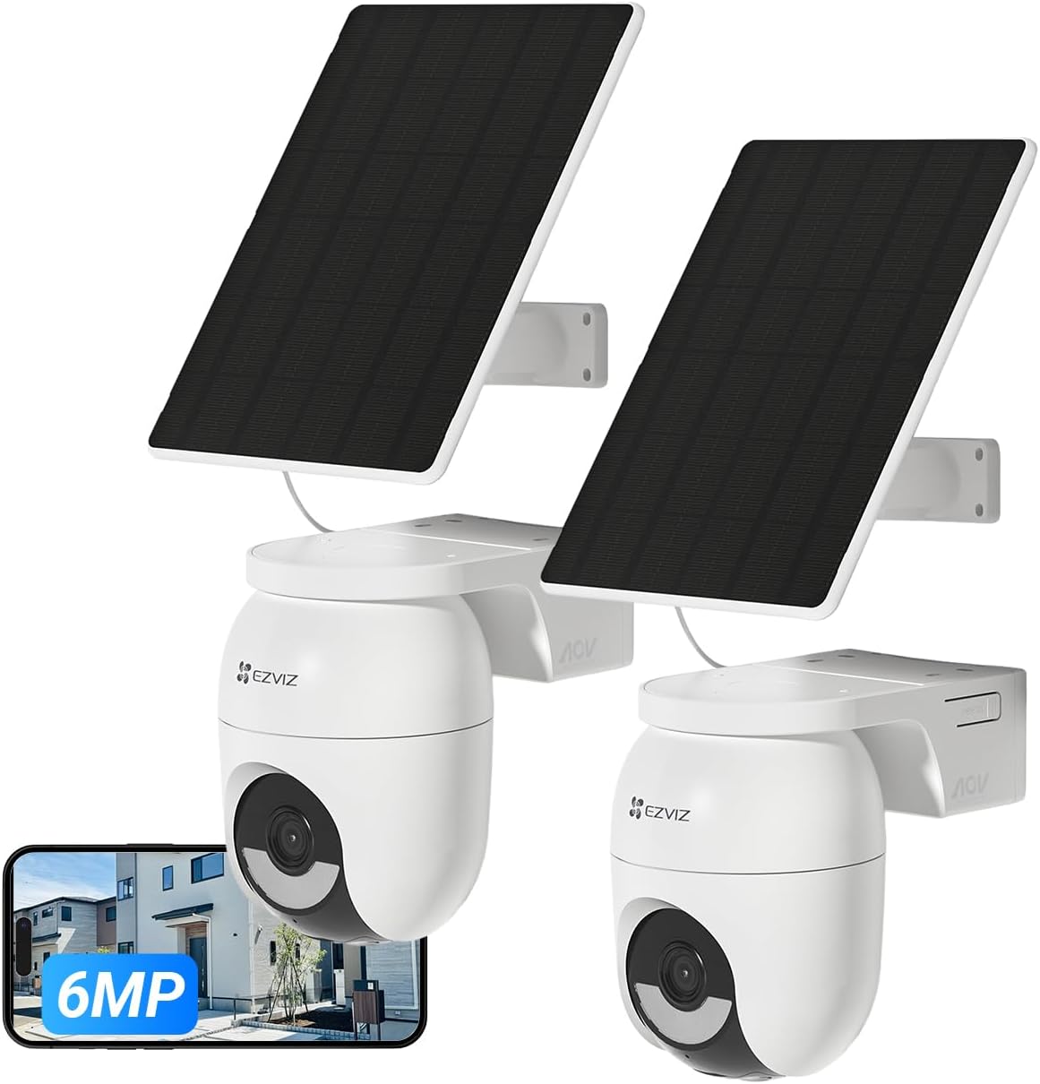 Detalle de EZVIZ CB8 Lite 3K+ Extérieur sans Fil : Caméra PT 360° avec Détection IA et Vision Nocturne en Couleurs