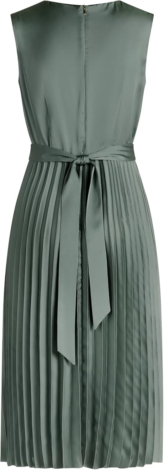 Detalle de Betty & Co 1347/3201 Robe Femme – robe midi fluide à pli plissé
