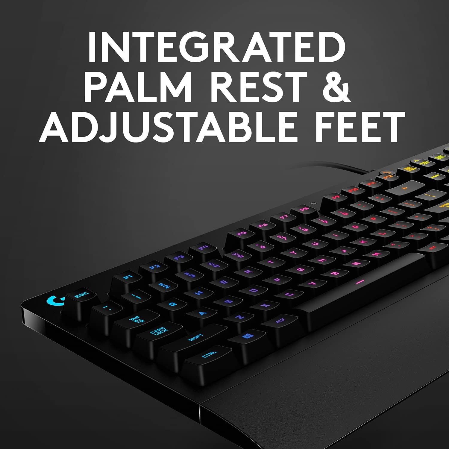 Thumbnail 4 de Logitech G213 Prodigy Gaming Keyboard (LIGHTSYNC RGB, spill-resistant, QWERTY UK) – Black