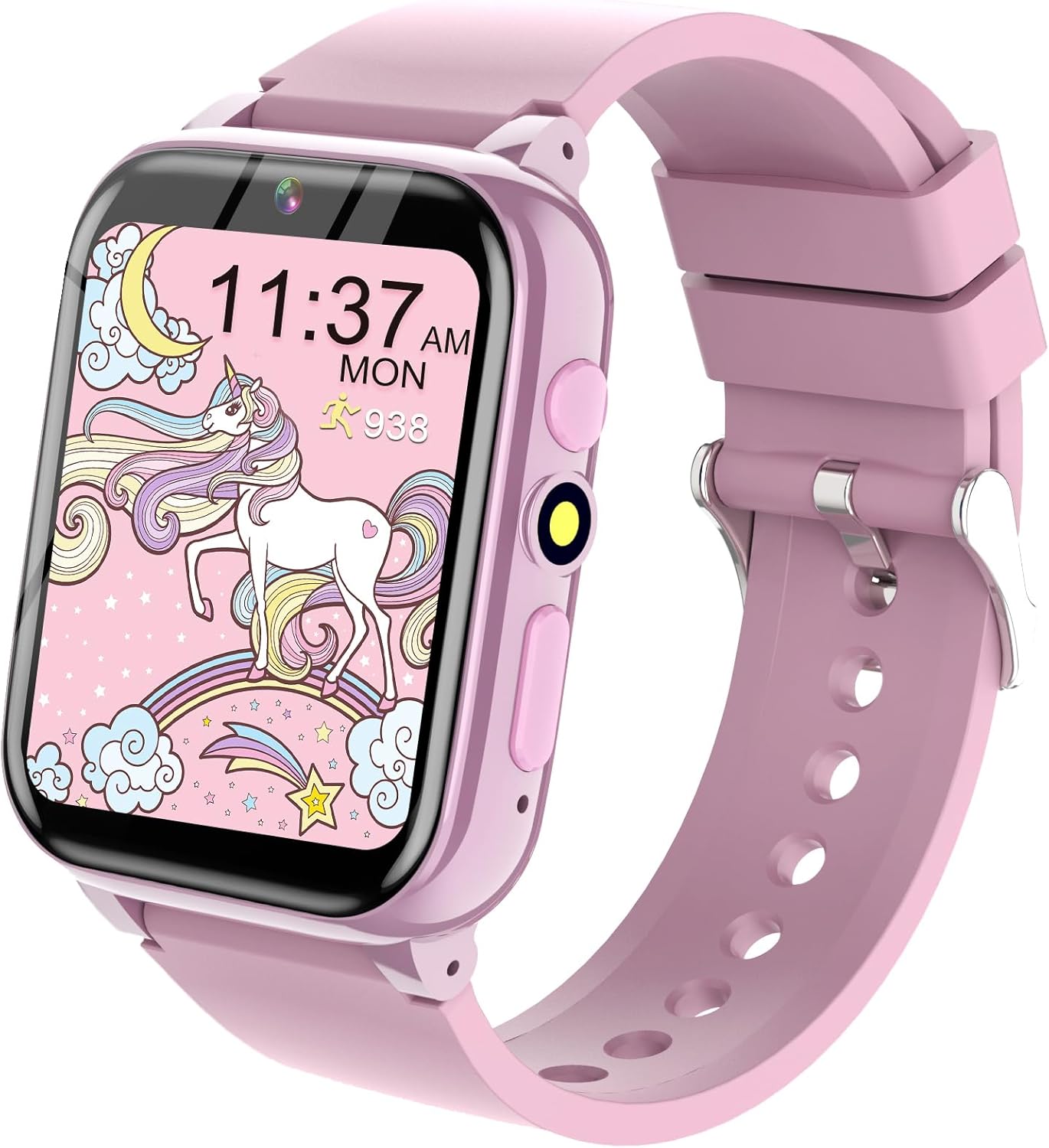 YEDASAH Montre Connectée Enfant – 26 Jeux, HD Caméra et Fonctions Éducatives