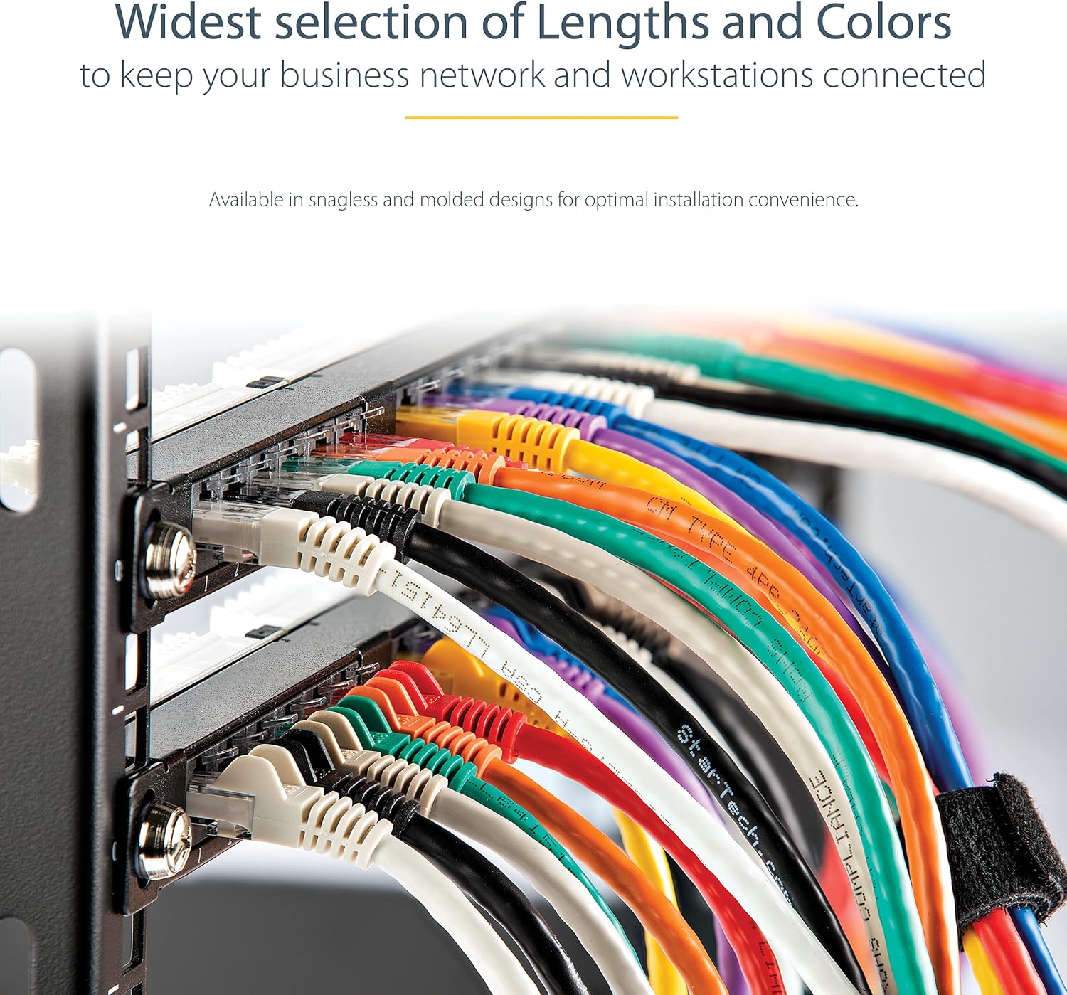 Thumbnail 4 de StarTech.com CAT6 Ethernet-Kabel 1,5 m (N6PATC150CMGR) – Gigabit, Snagless, 100 W PoE, 24 AWG