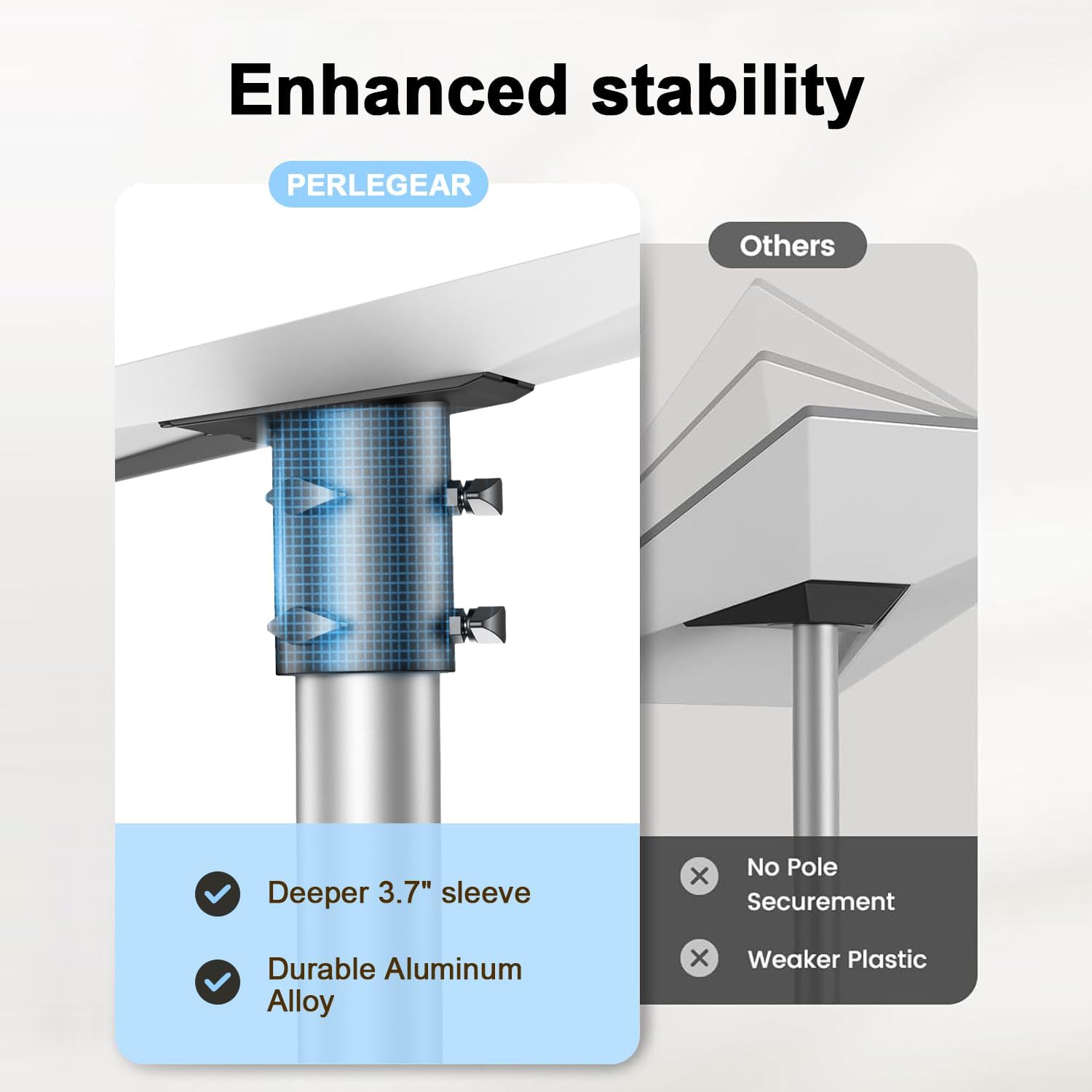 Detalle de XGMATT Starlink Pipe Adapter, Manganese Steel