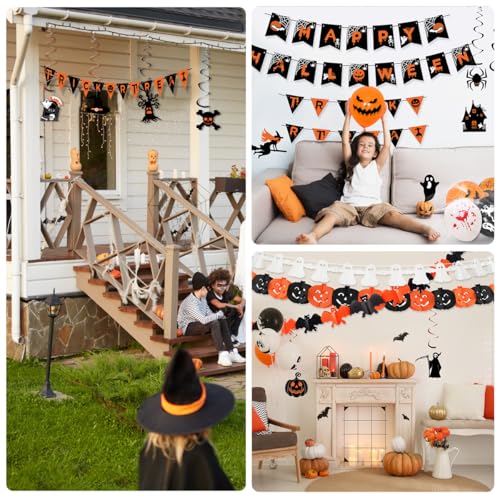 Detalle 2 de AMLOOPH Halloween-Deko-Set aus recycelbarem Papier