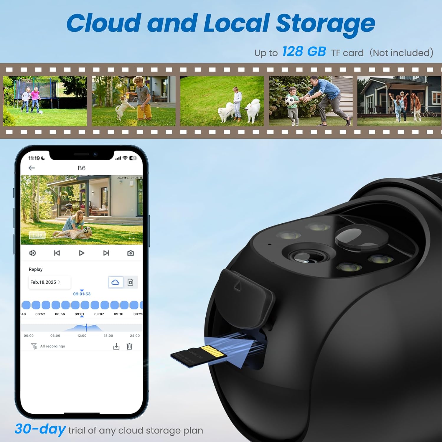 Thumbnail 6 de Cinnado B6 2K Solar Wireless Security Camera