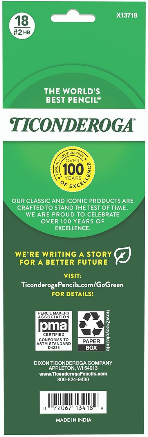 Thumbnail 1 de Ticonderoga Wood-Cased Pencils, 18 Count