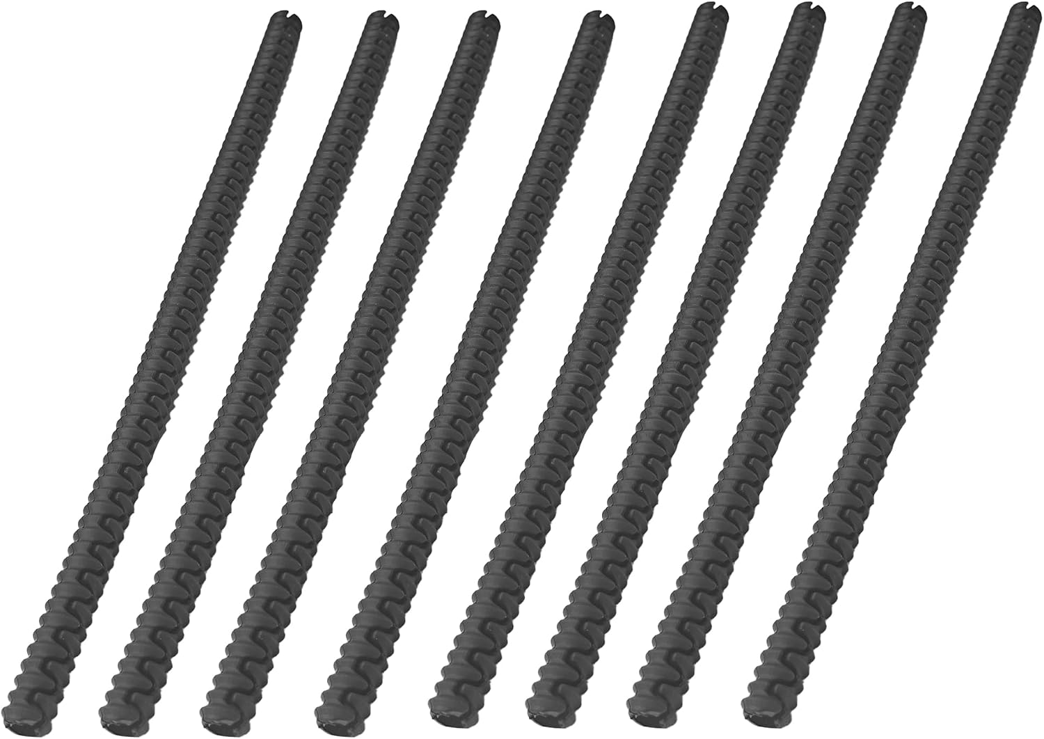 Detalle de PDETVEO X1137 14-Inch Silicone Oven Rack Guards, 8-Pack, Black