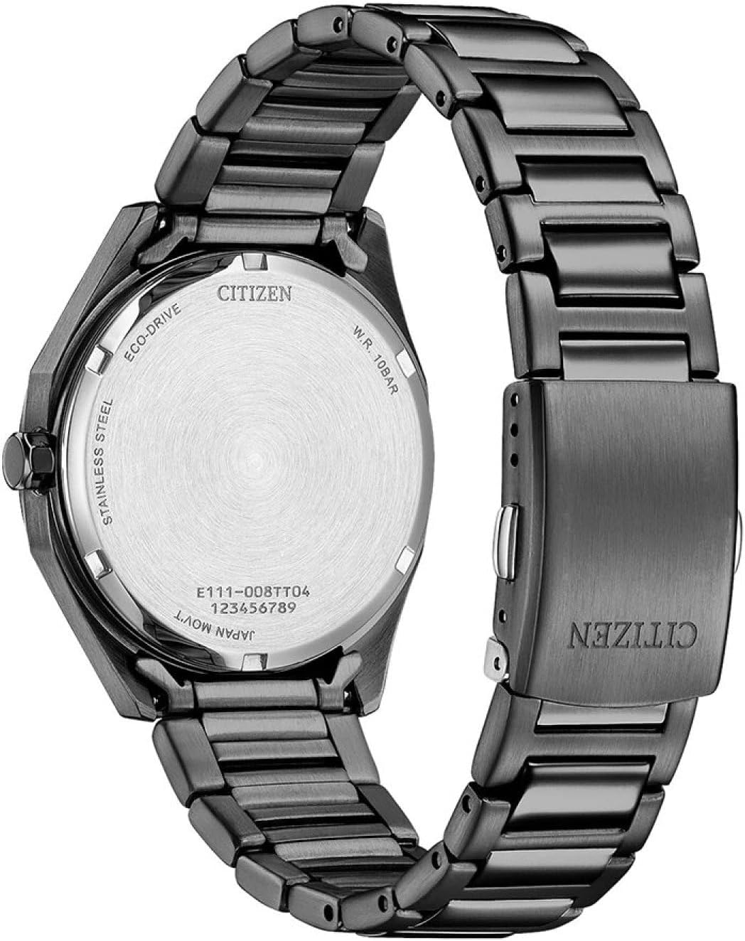 Detalle 1 de Citizen Eco-Drive Herrenuhr BM7625-80H Edelstahl Grau, 38 mm