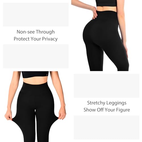Detalle 2 de SINOPHANT High-Waisted Leggings, 3-Pack in Black, 3XL
