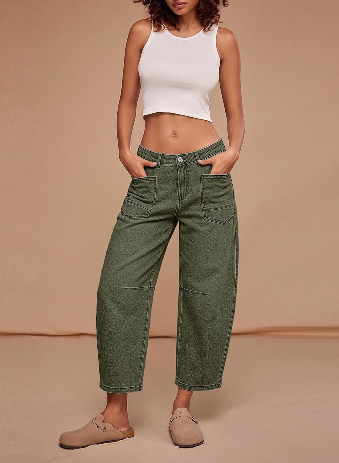 Detalle 2 de Dokotoo Barrel Jeans in Stretch Denim