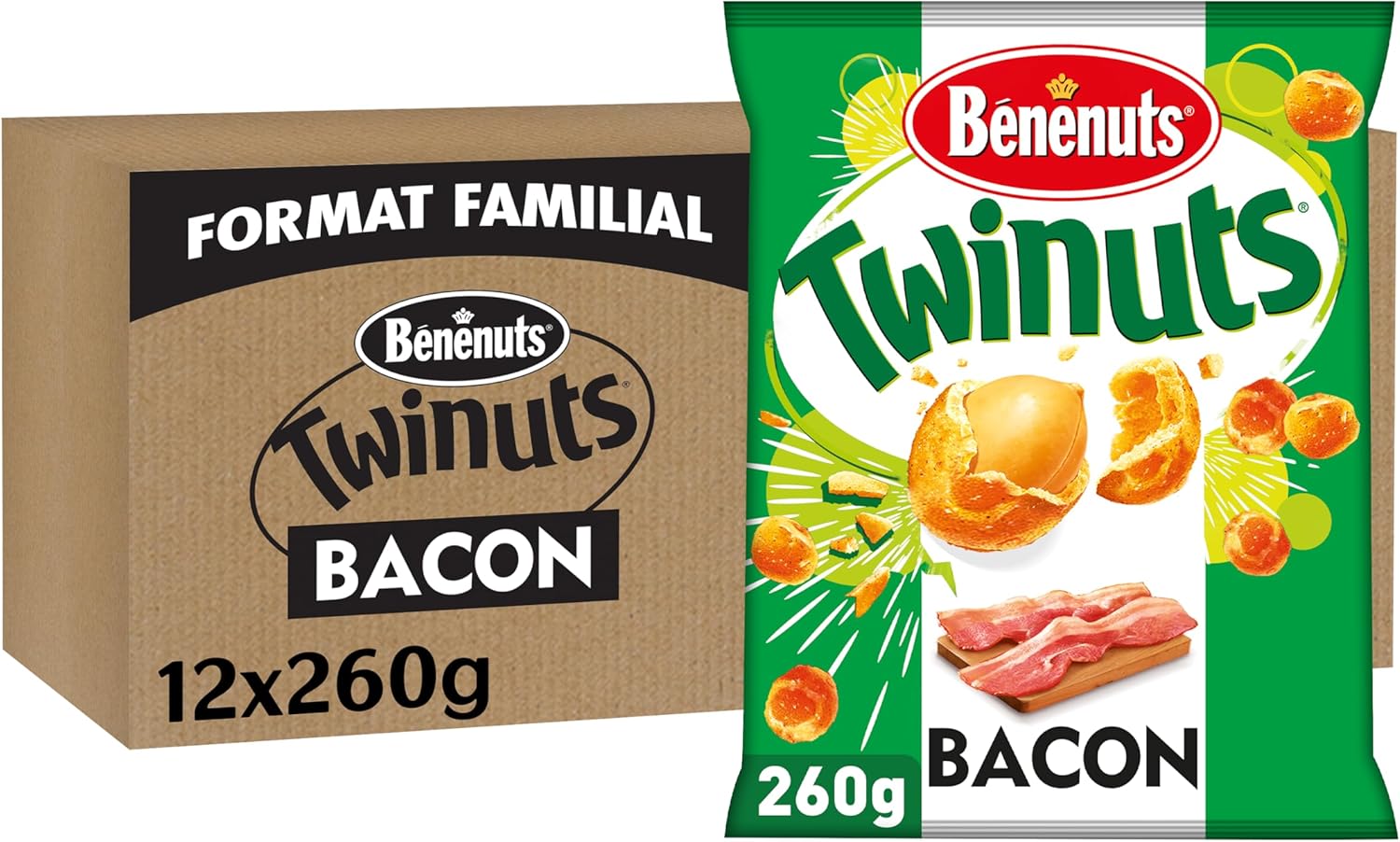 Detalle de Twinuts Gout Bacon 12x260g