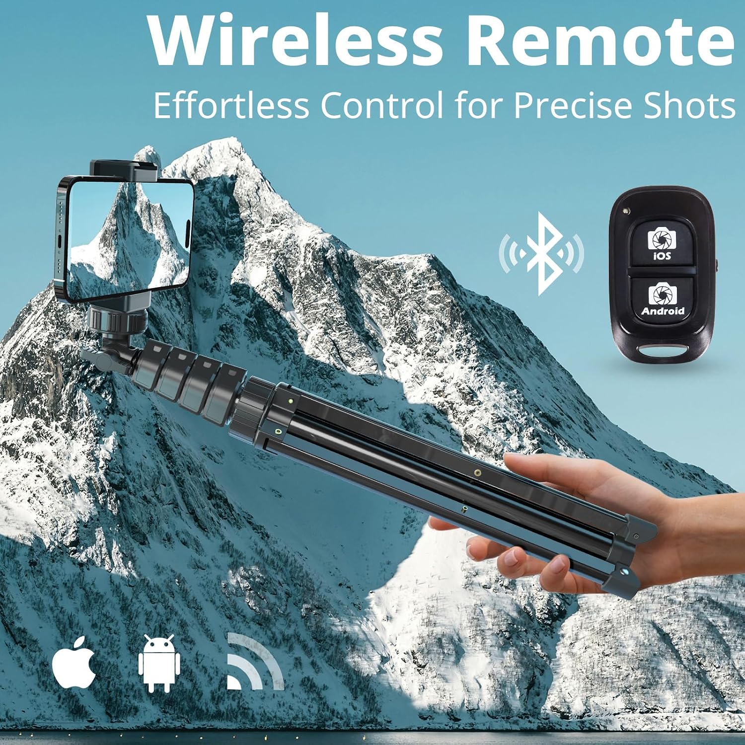 Detalle 2 de UBeesize 72" Phone Tripod